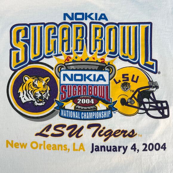 LSU 2004 Sugar Bowl tshirt Y2K Vintage - Picture 2 of 5